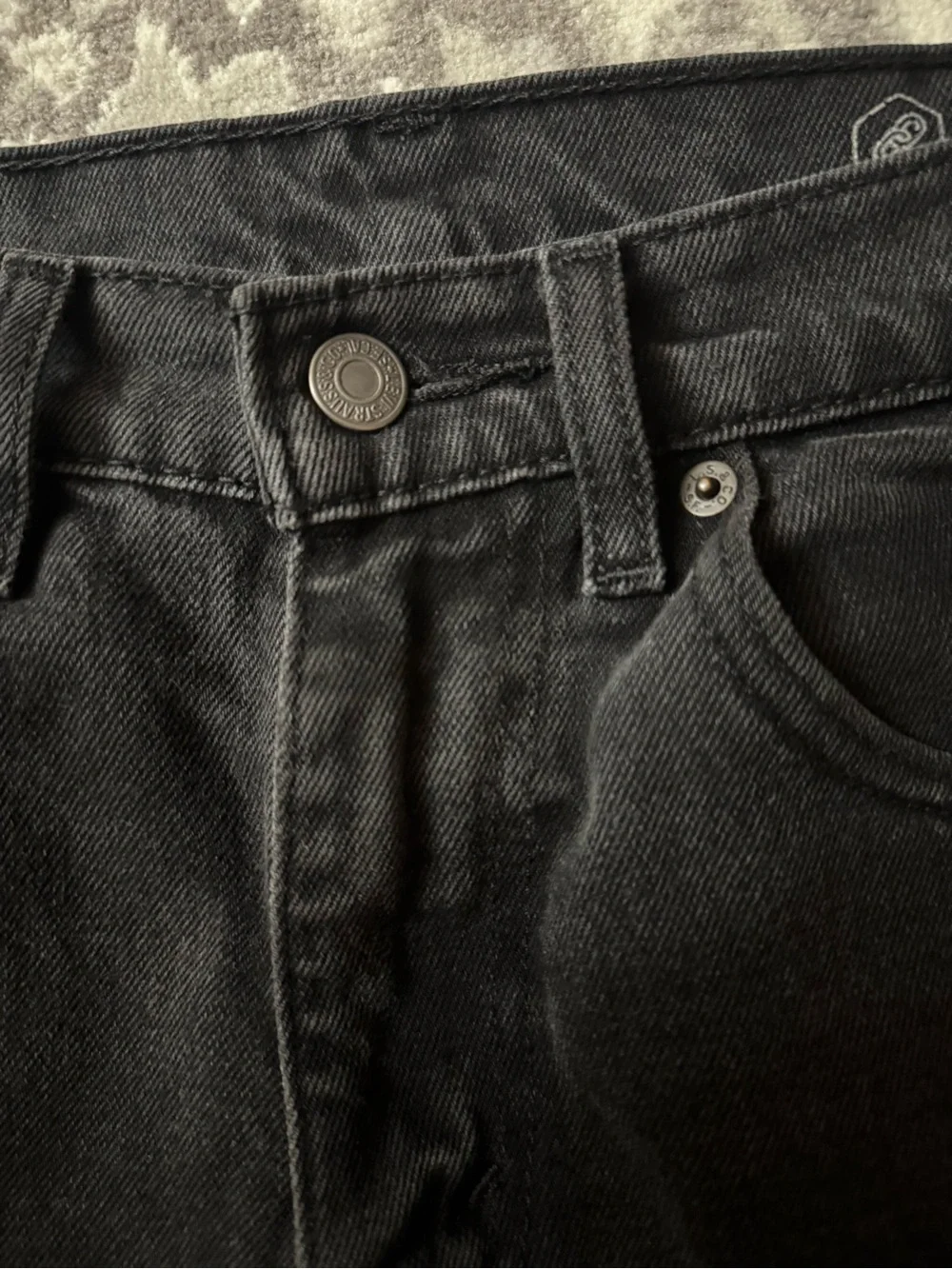 Levi's Men's Black Western Fit Jeans